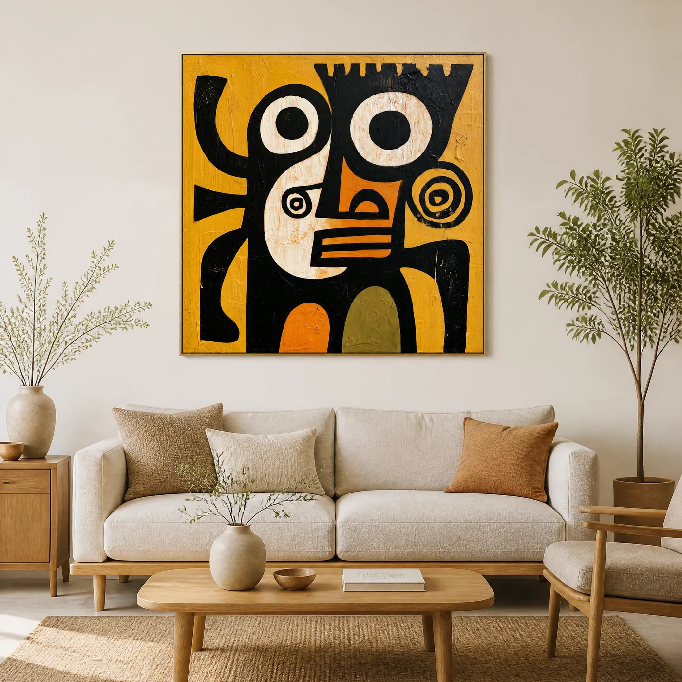 ivory-mask-witness-figurative-abstract-painting-scene-1 S031 | Ivory Mask Witness – Figurative Abstract Painting