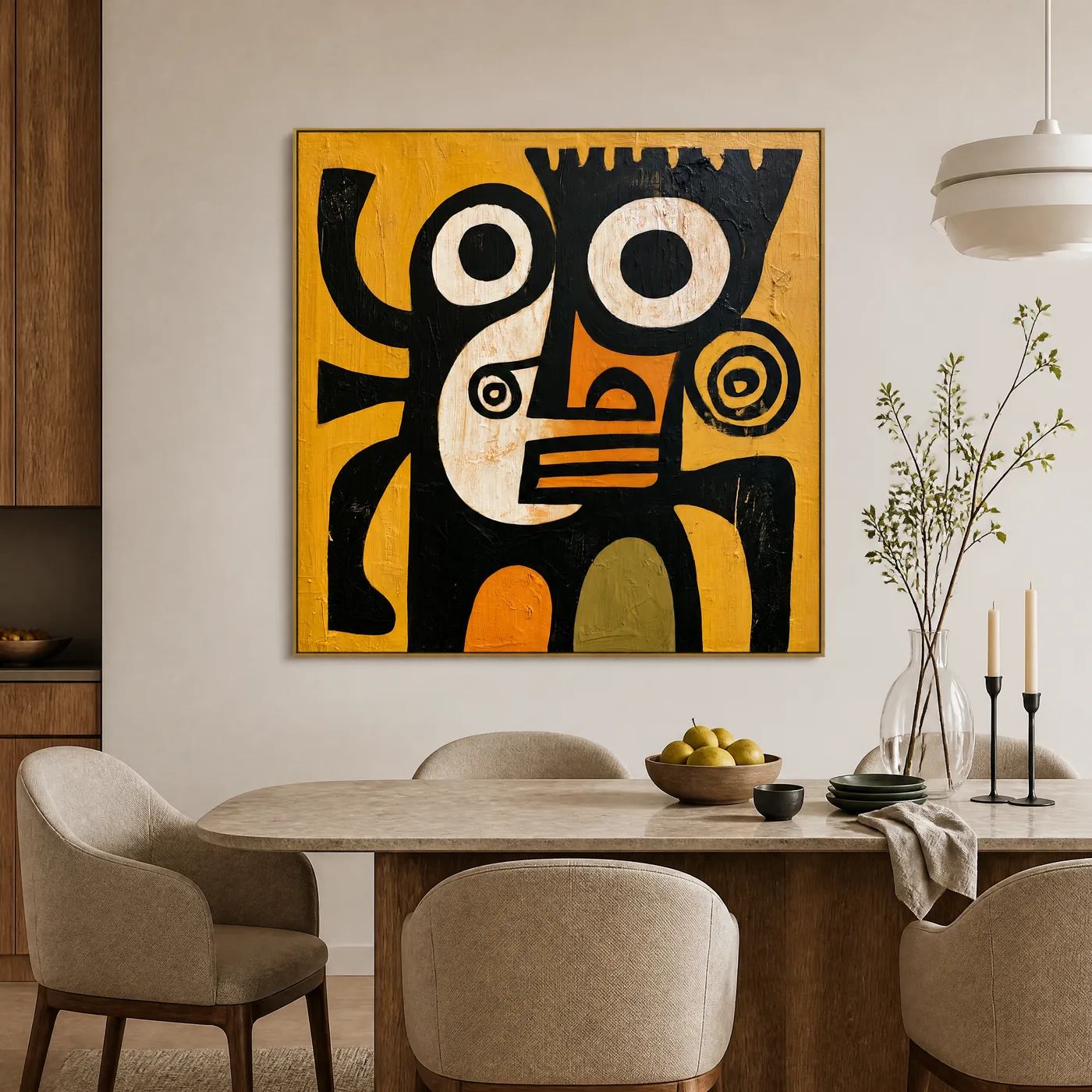 ivory-mask-witness-figurative-abstract-painting-scene-2 S031 | Ivory Mask Witness – Figurative Abstract Painting