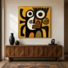 ivory-mask-witness-figurative-abstract-painting-scene-4 S031 | Ivory Mask Witness – Figurative Abstract Painting