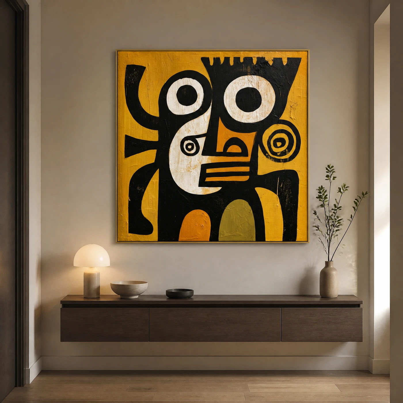 ivory-mask-witness-figurative-abstract-painting-scene-5 S031 | Ivory Mask Witness – Figurative Abstract Painting