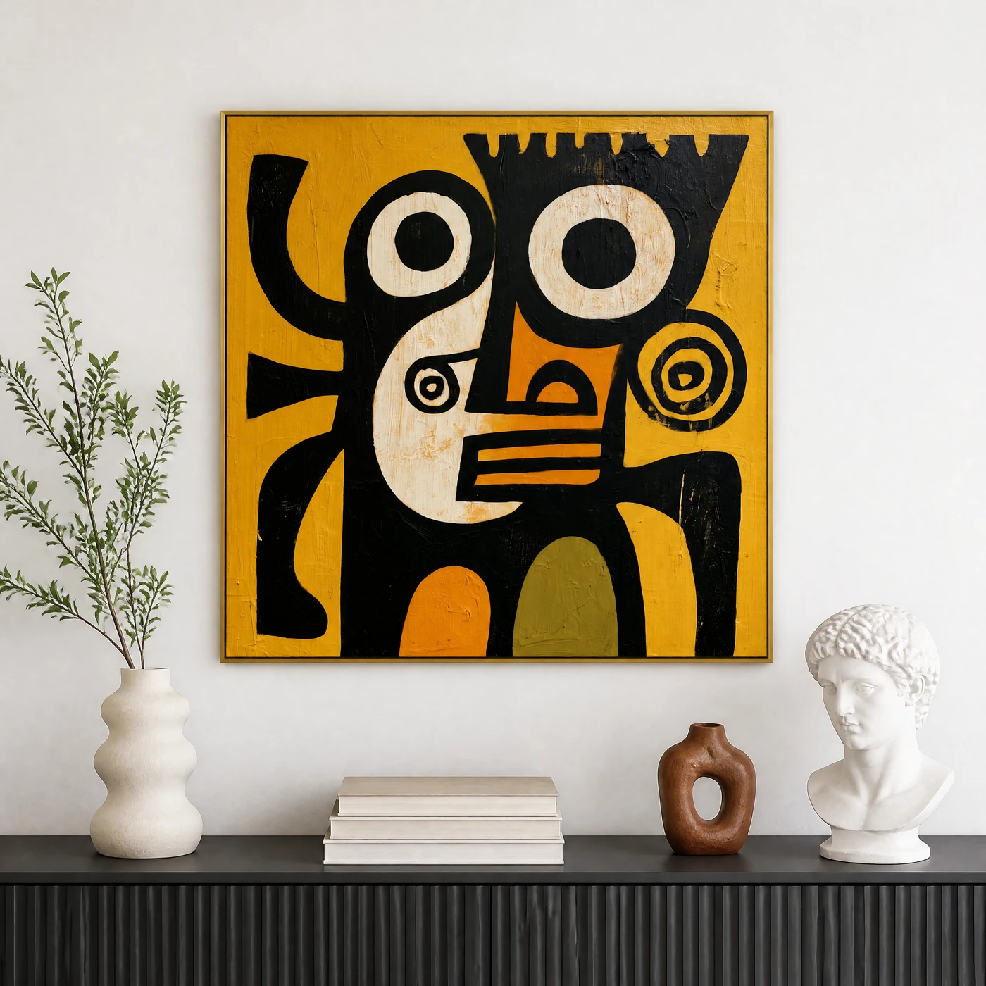 ivory-mask-witness-figurative-abstract-painting-scene-6 S031 | Ivory Mask Witness – Figurative Abstract Painting