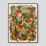 P018 | Residual Loop – Sage Green Abstract Wall Art