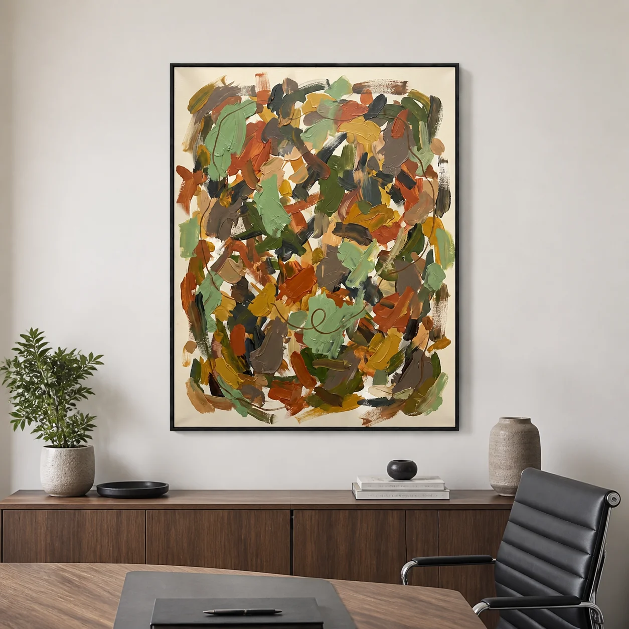 residual-loop-sage-green-abstract-wall-art-scene-1 P018 | Residual Loop – Sage Green Abstract Wall Art