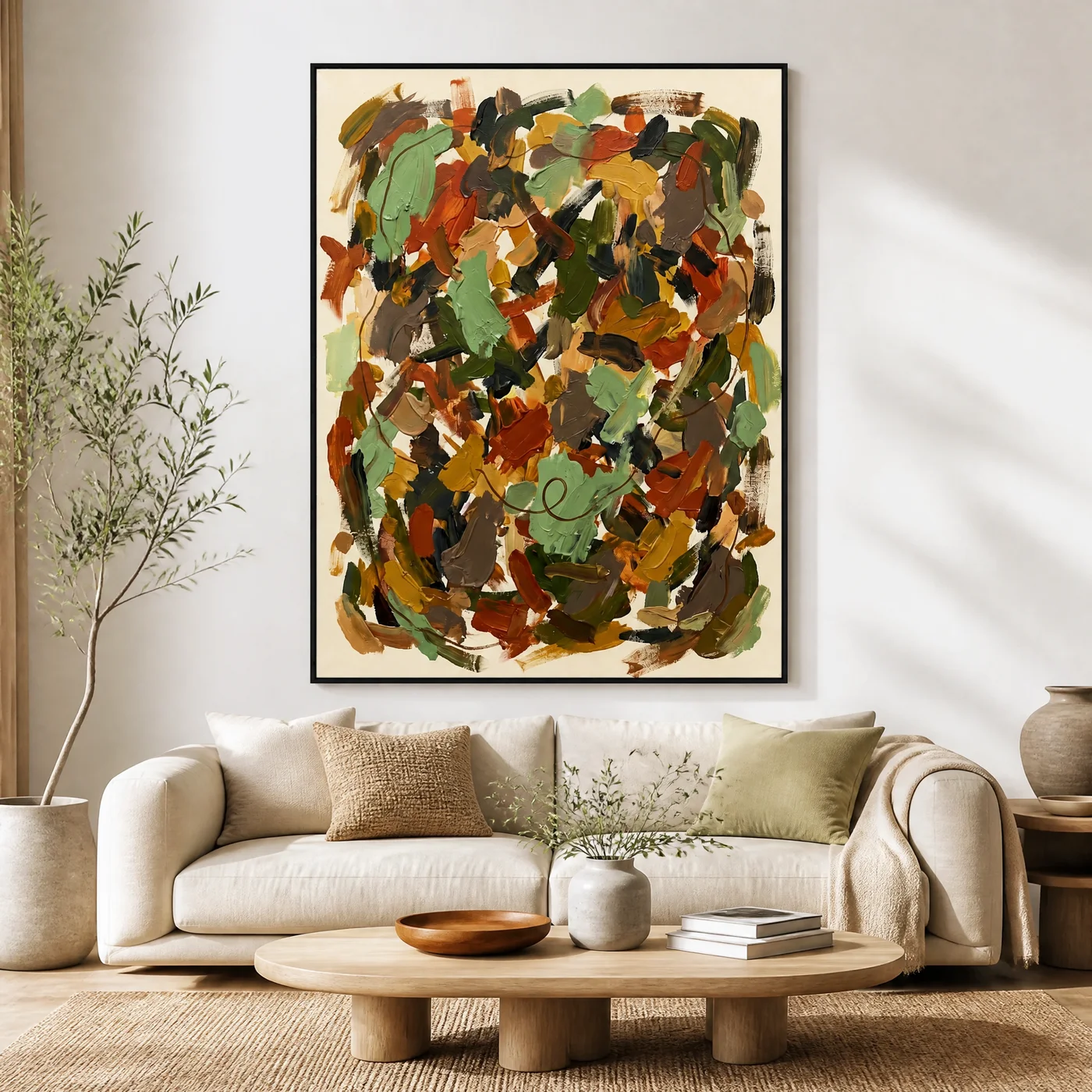 residual-loop-sage-green-abstract-wall-art-scene-5 P018 | Residual Loop – Sage Green Abstract Wall Art