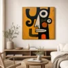 spiral-witness-primitive-abstract-painting-scene-1 S025 | Spiral Witness – Primitive Abstract Painting