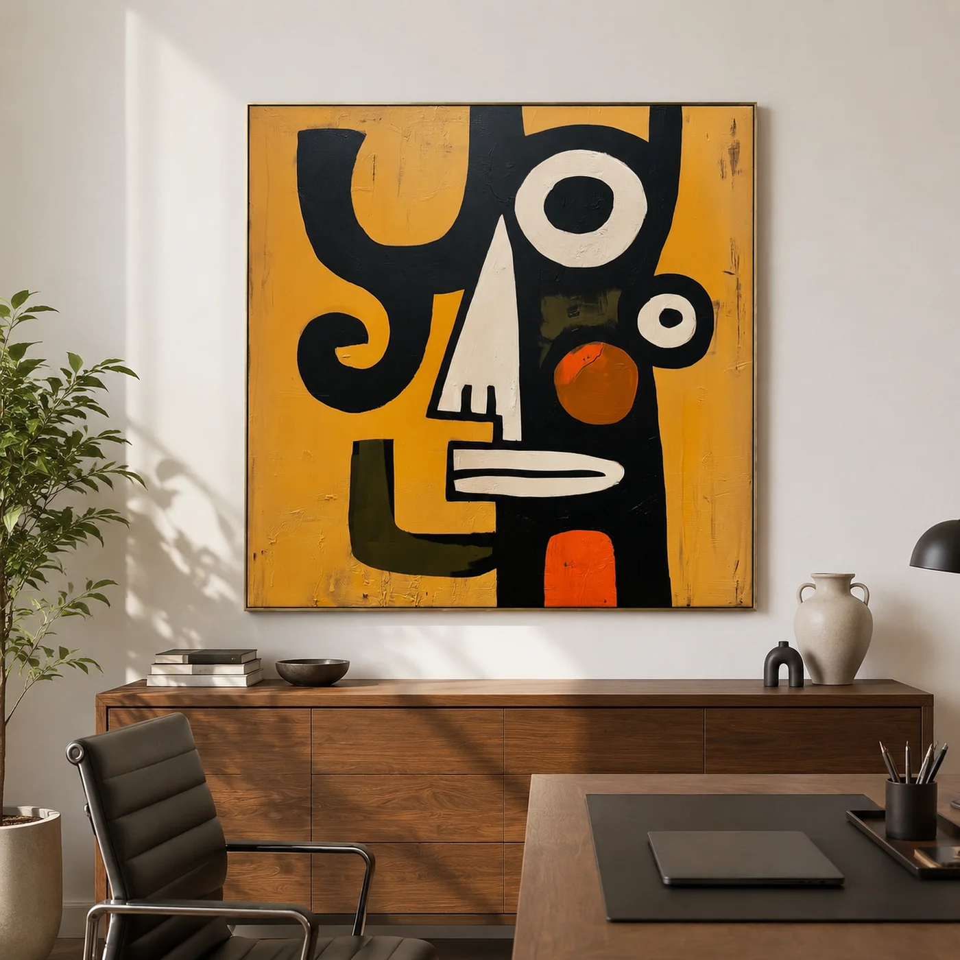 spiral-witness-primitive-abstract-painting-scene-2 S025 | Spiral Witness – Primitive Abstract Painting