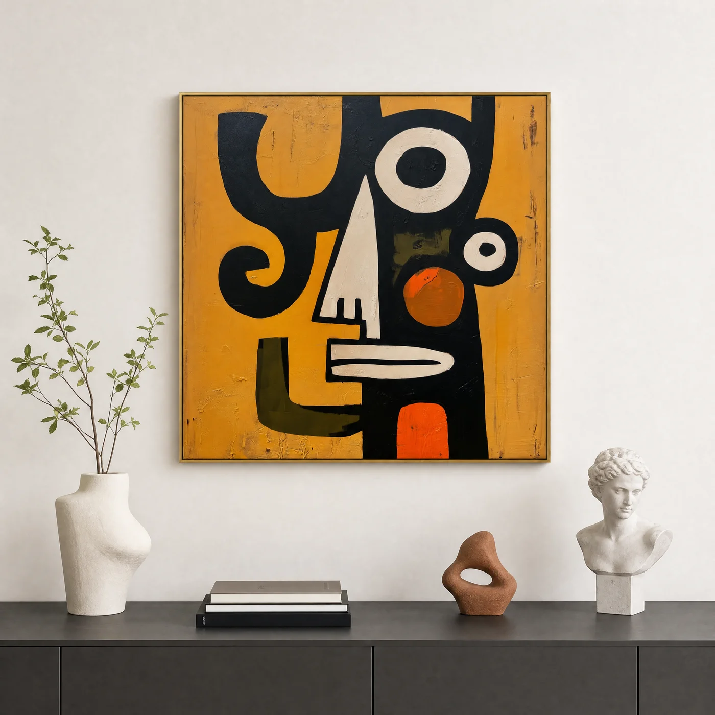 spiral-witness-primitive-abstract-painting-scene-3 S025 | Spiral Witness – Primitive Abstract Painting