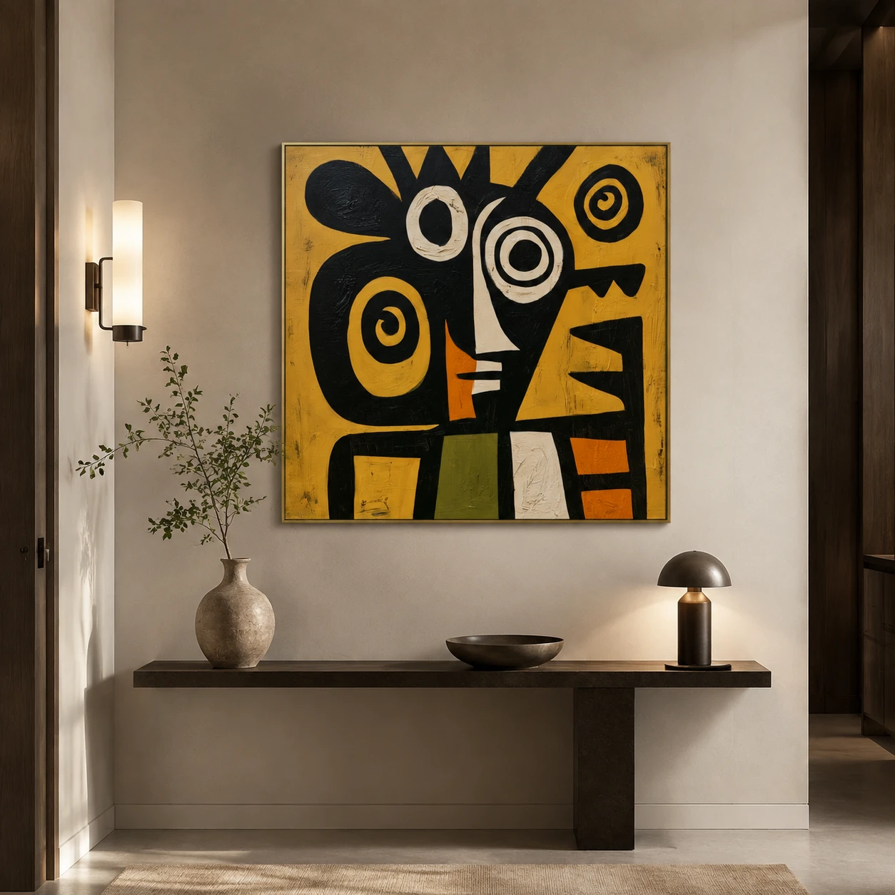 split-face-oracle-mid-century-wall-art-scene-03 S021 | Split-Face Oracle – Mid Century Wall Art