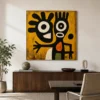 the-orange-mark-mustard-yellow-wall-art-scene-04 S024 | The Orange Mark – Mustard Yellow Wall Art
