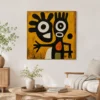the-orange-mark-mustard-yellow-wall-art-scene-05 S024 | The Orange Mark – Mustard Yellow Wall Art