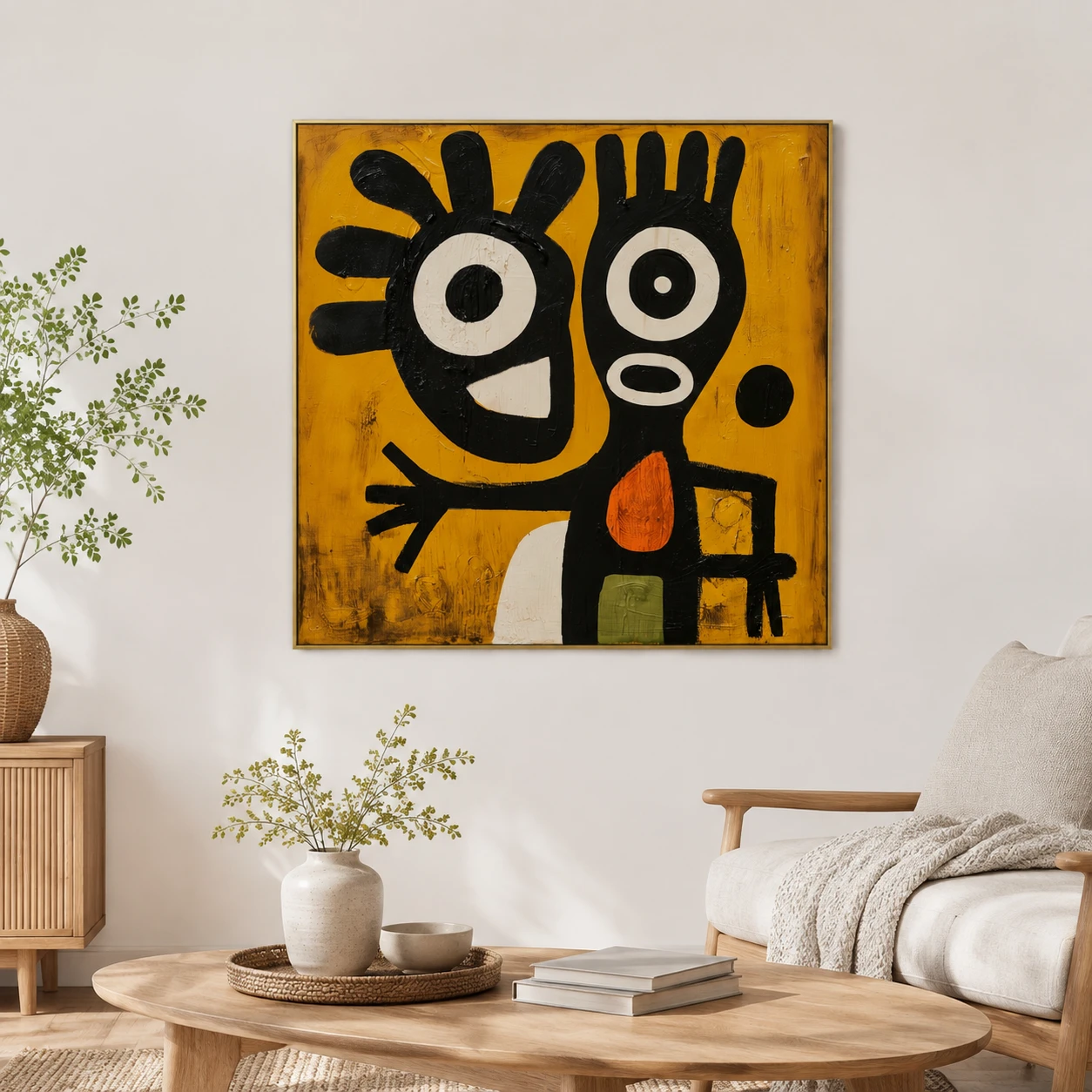 the-orange-mark-mustard-yellow-wall-art-scene-05 S024 | The Orange Mark – Mustard Yellow Wall Art