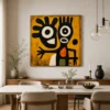 the-orange-mark-mustard-yellow-wall-art-scene-06 S024 | The Orange Mark – Mustard Yellow Wall Art
