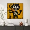 the-small-guardian-figurative-abstract-wall-art-scene-02 S020 | The Small Guardian – Figurative Abstract Wall Art