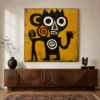 the-small-guardian-figurative-abstract-wall-art-scene-03 S020 | The Small Guardian – Figurative Abstract Wall Art