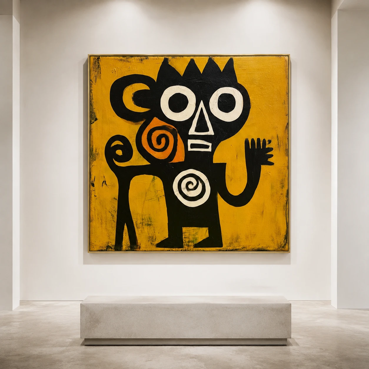 the-small-guardian-figurative-abstract-wall-art-scene-04 S020 | The Small Guardian – Figurative Abstract Wall Art