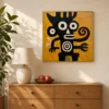 the-spiral-watcher-figurative-abstract-wall-art-living-room-02 S013 | The Spiral Watcher – Figurative Abstract Wall Art
