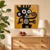 the-spiral-watcher-figurative-abstract-wall-art-living-room-03 S013 | The Spiral Watcher – Figurative Abstract Wall Art