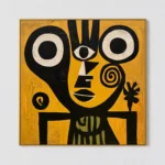 S022 | The Sun Mark – Boho Figurative Wall Art