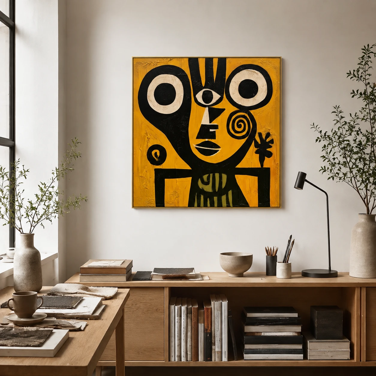 the-sun-mark-boho-figurative-wall-art-scene-01 S022 | The Sun Mark – Boho Figurative Wall Art