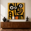 the-tall-mask-mid-century-wall-art-scene-3 S027 | The Tall Mask – Mid Century Wall Art
