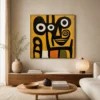 the-tall-mask-mid-century-wall-art-scene-4 S027 | The Tall Mask – Mid Century Wall Art