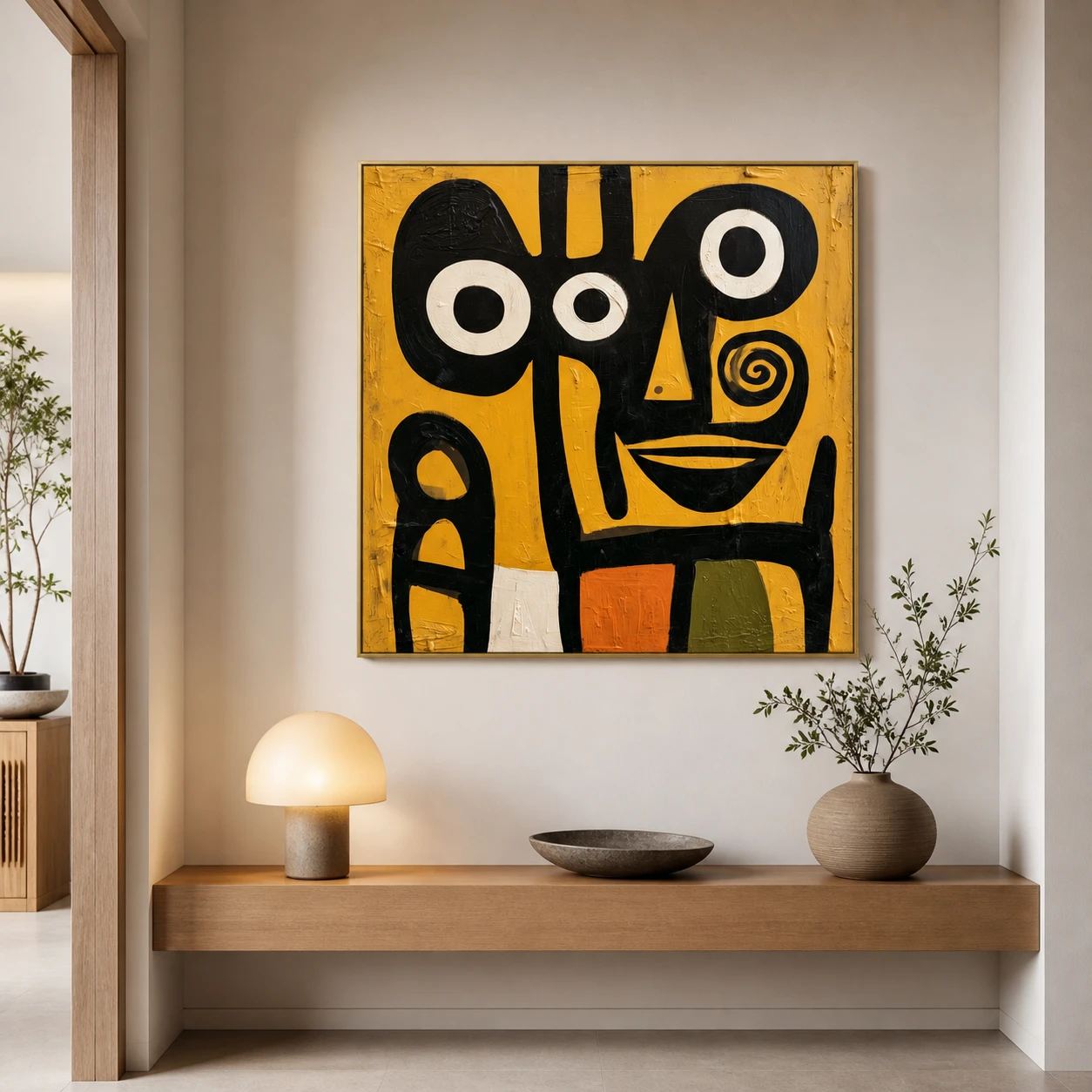 the-tall-mask-mid-century-wall-art-scene-6 S027 | The Tall Mask – Mid Century Wall Art