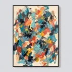 P020 | Undercurrent – Colorful Abstract Wall Art
