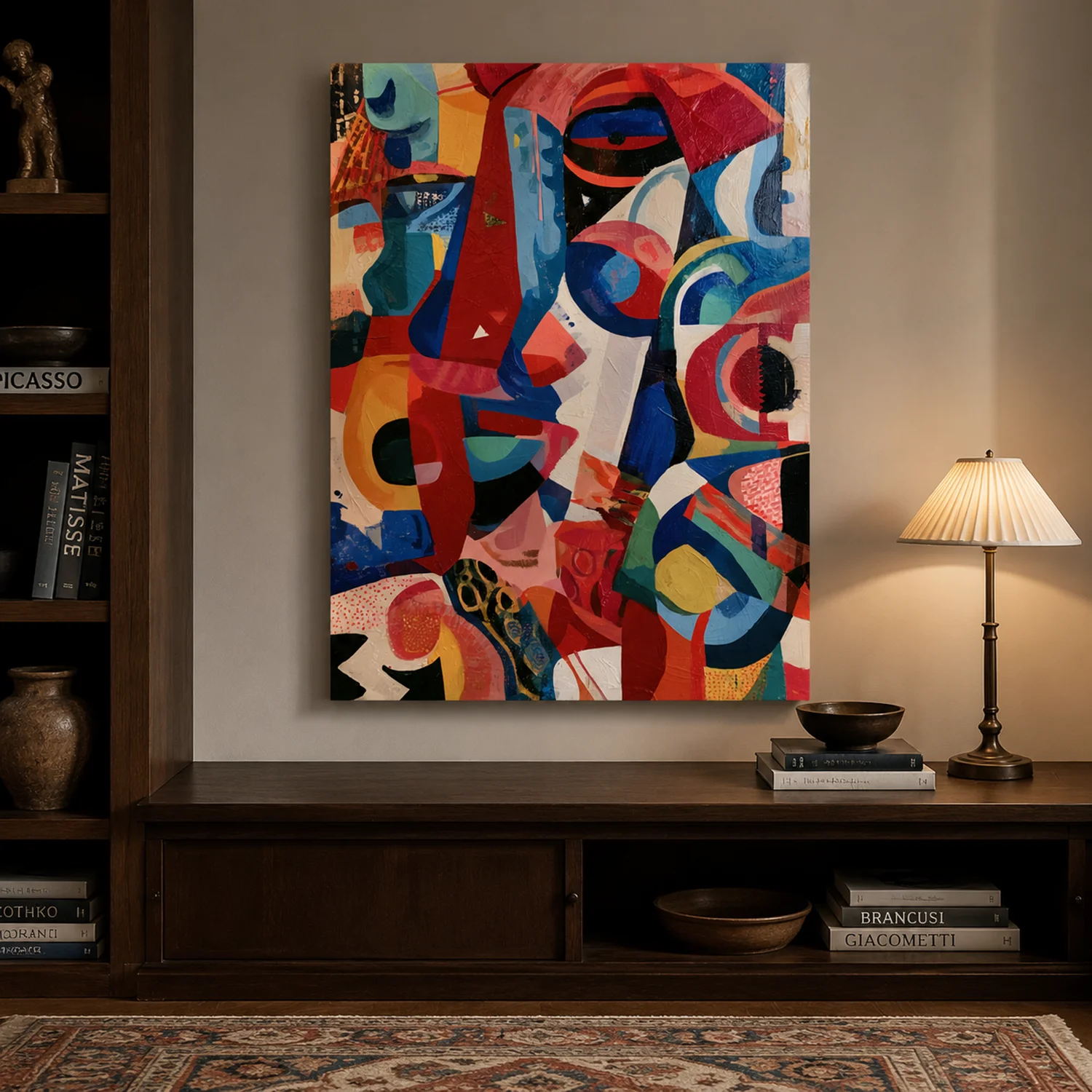 P026 | The Performer – Colorful Abstract Wall Art