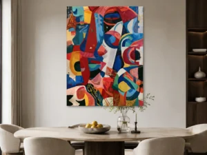 P026 | The Performer – Colorful Abstract Wall Art