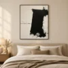 after-gesture-black-abstract-canvas-display-02 P073 | After the Gesture – Black Abstract Canvas