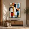 amber-stack-geometric-abstract-wall-art-entryway-1 P039 | Amber Stack – Geometric Abstract Wall Art