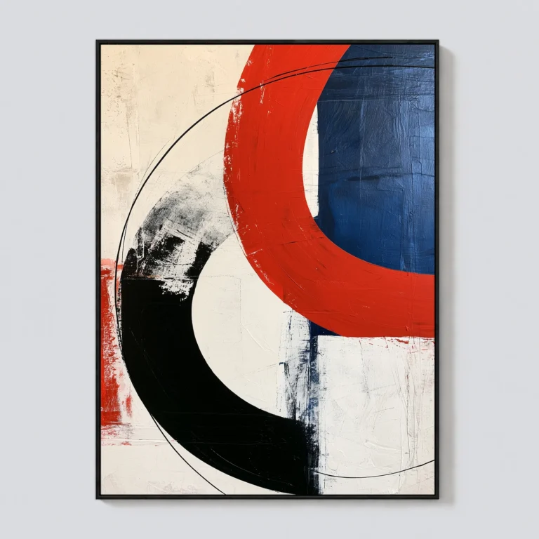 P067 | At the Turning – Geometric Abstract Wall Art