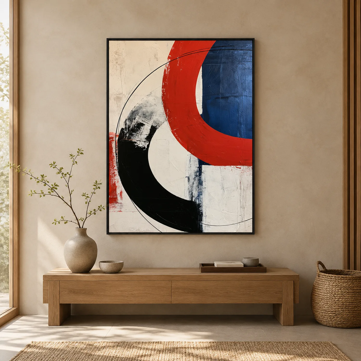 at-the-turning-geometric-abstract-wall-art-display-03 P067 | At the Turning – Geometric Abstract Wall Art