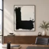 between-marks-minimalist-black-wall-art-display-03 P074 | Between the Marks – Minimalist Black Wall Art