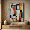 black-beam-geometric-abstract-wall-art-entryway-1 P043 | Black Beam – Geometric Abstract Wall Art