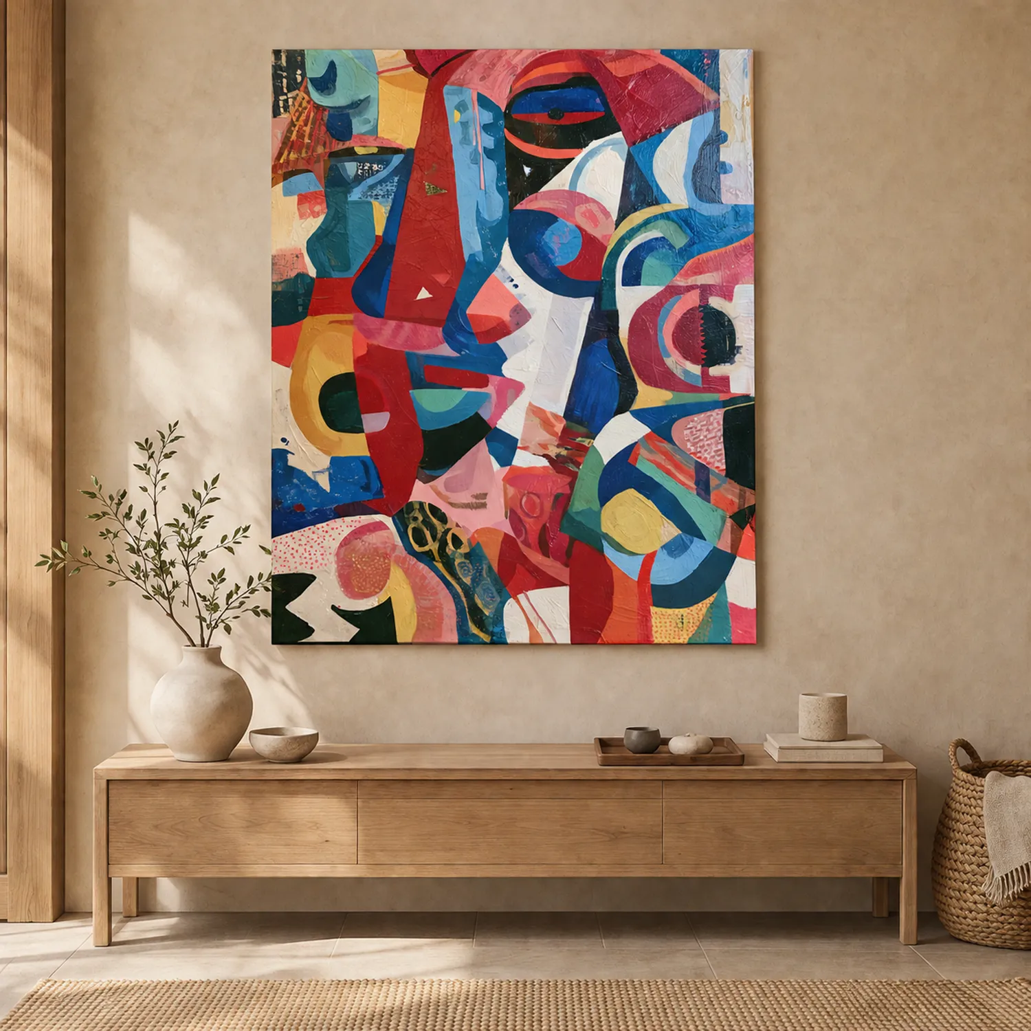 P026 | The Performer – Colorful Abstract Wall Art