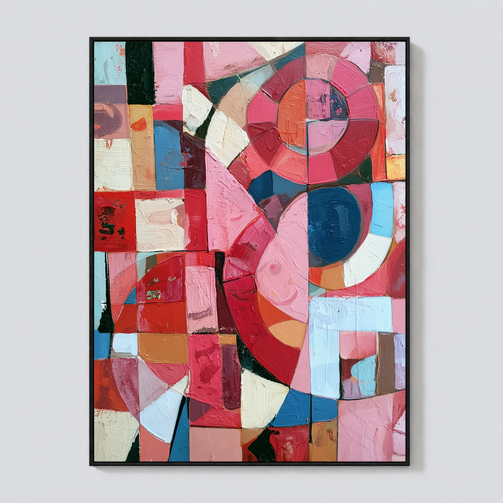 P062 | Circular Rhythm – Modern Abstract Wall Art