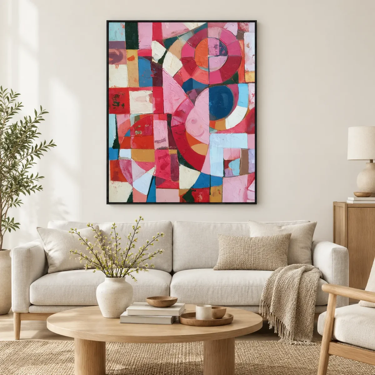 P062 | Circular Rhythm – Modern Abstract Wall Art