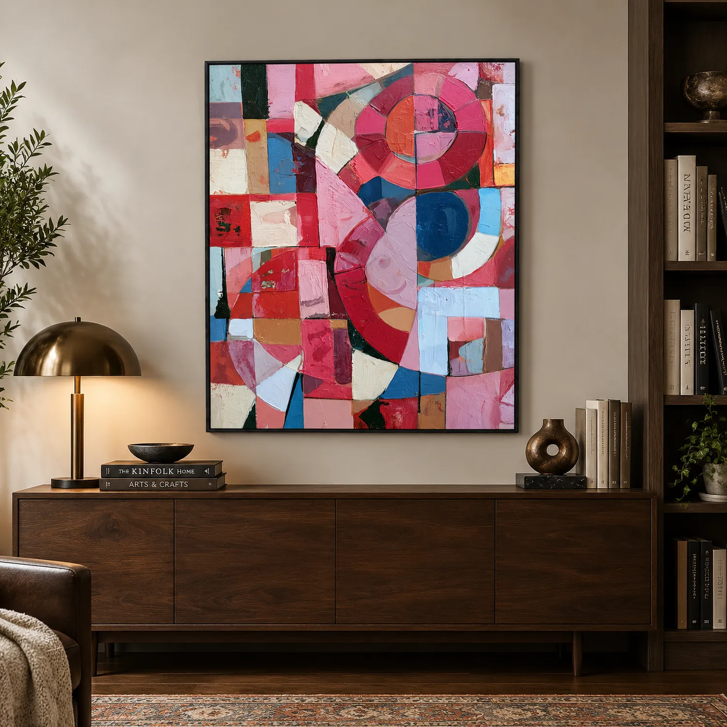 display-03 P062 | Circular Rhythm – Modern Abstract Wall Art