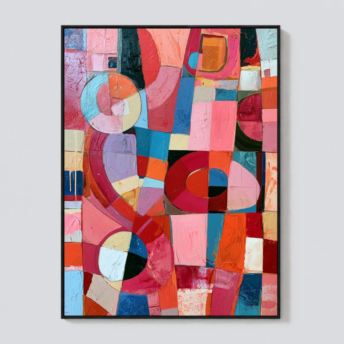 P063 | Divided Field – Modern Abstract Canvas