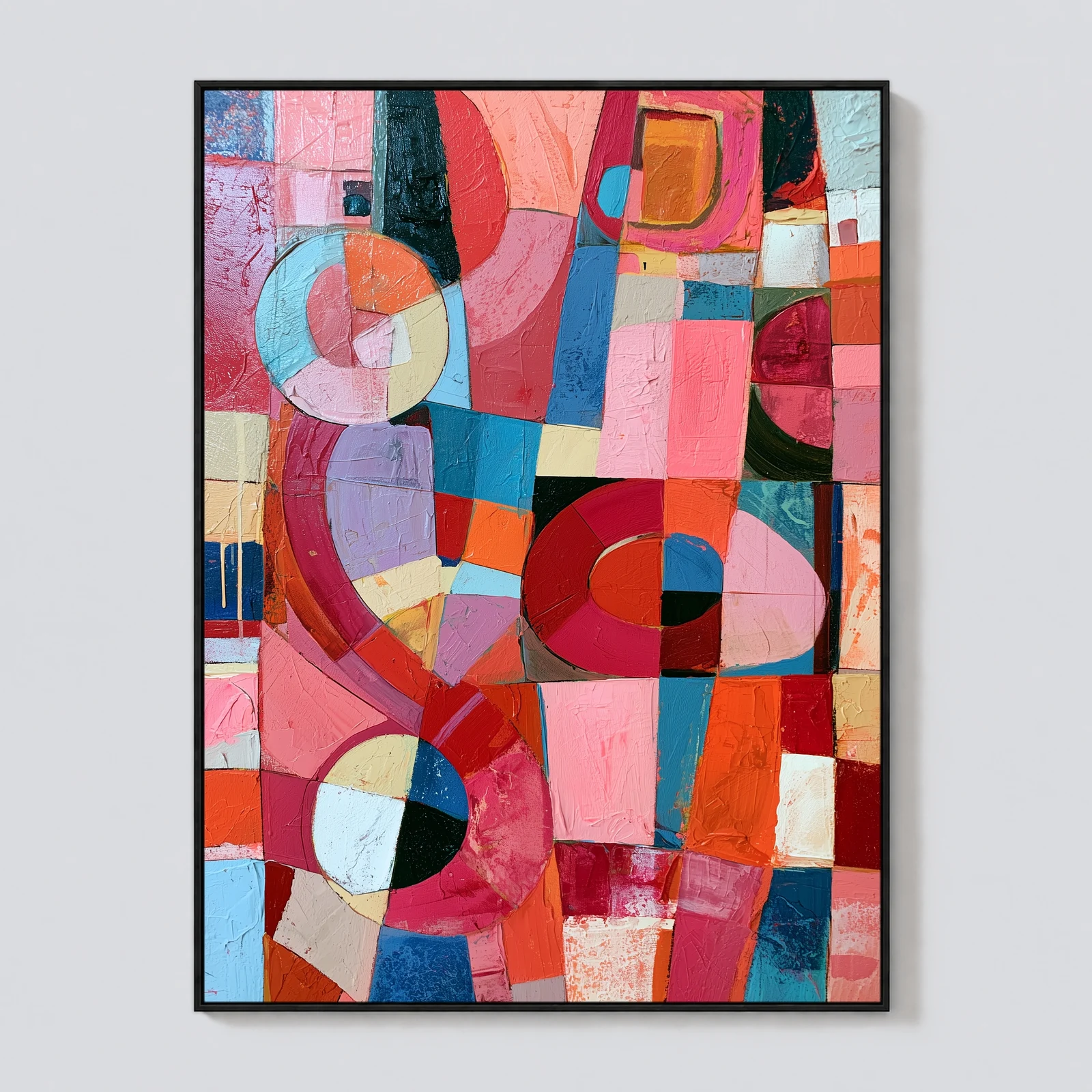 P063 | Divided Field – Modern Abstract Canvas