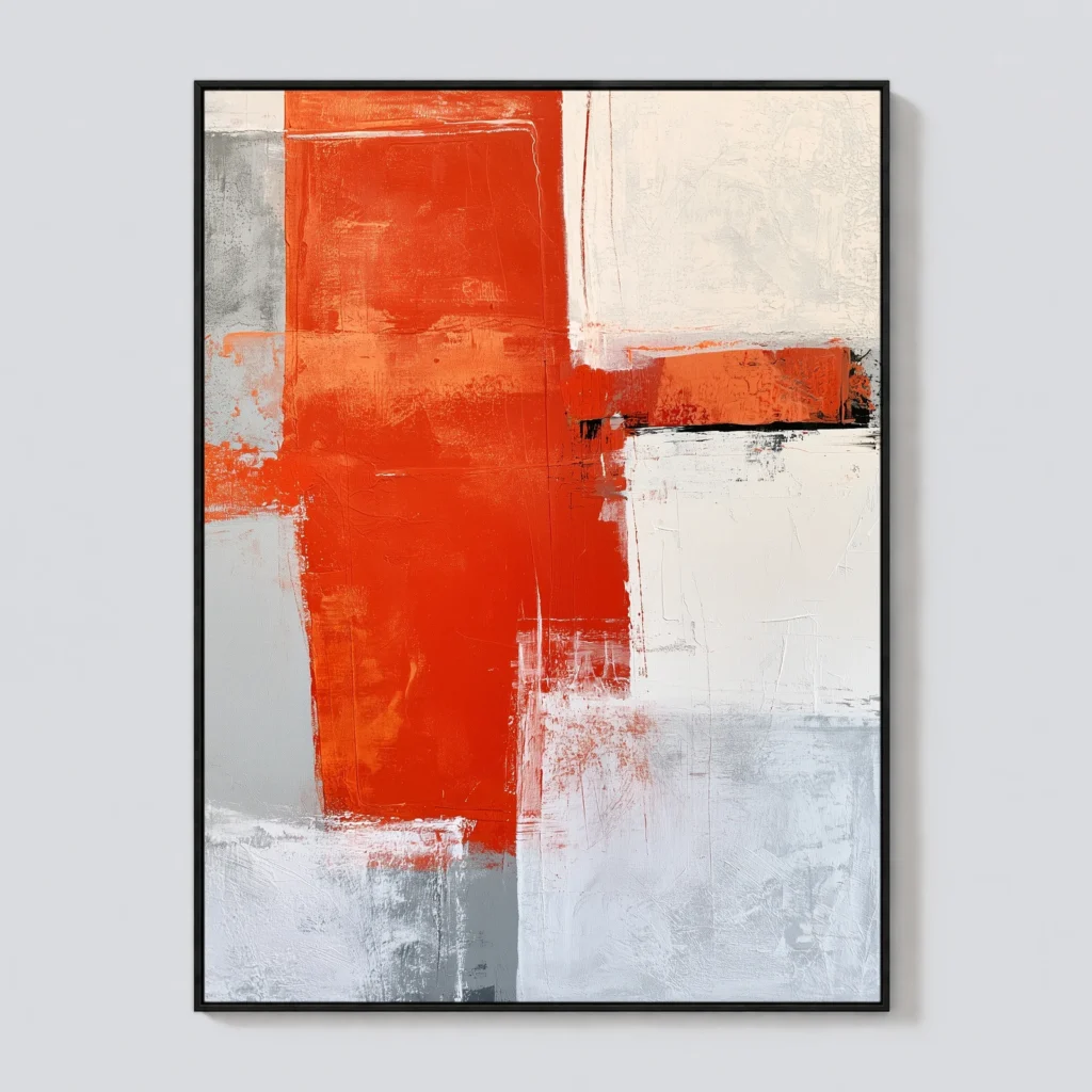P057 | Dry Line – Textured Abstract Canvas