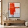 dry-line-textured-abstract-canvas-entryway-1 P057 | Dry Line – Textured Abstract Canvas