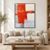 dry-line-textured-abstract-canvas-living-room-1 P057 | Dry Line – Textured Abstract Canvas