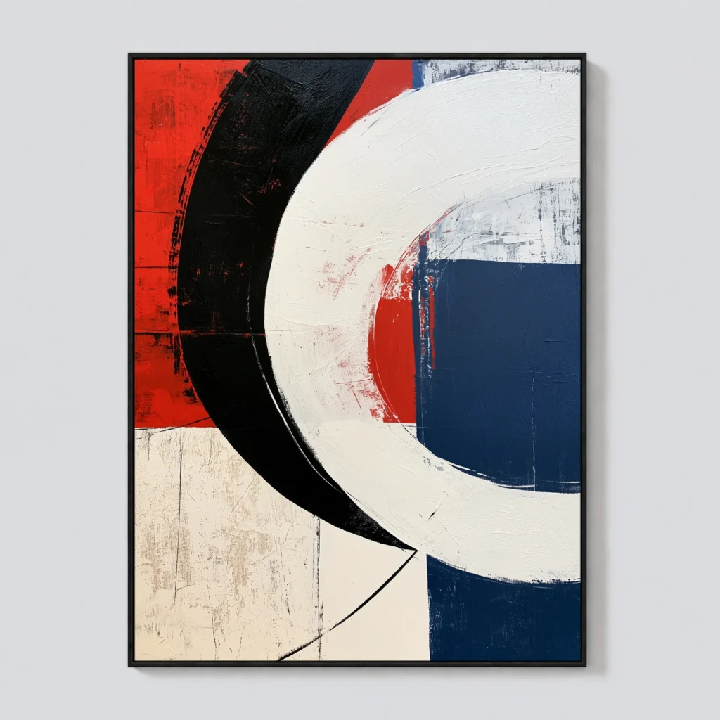 P068 | Held in Tension – Geometric Abstract Wall Art
