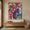 meander-colorful-abstract-wall-art-entryway-1 P029 | Meander – Colorful Abstract Wall Art