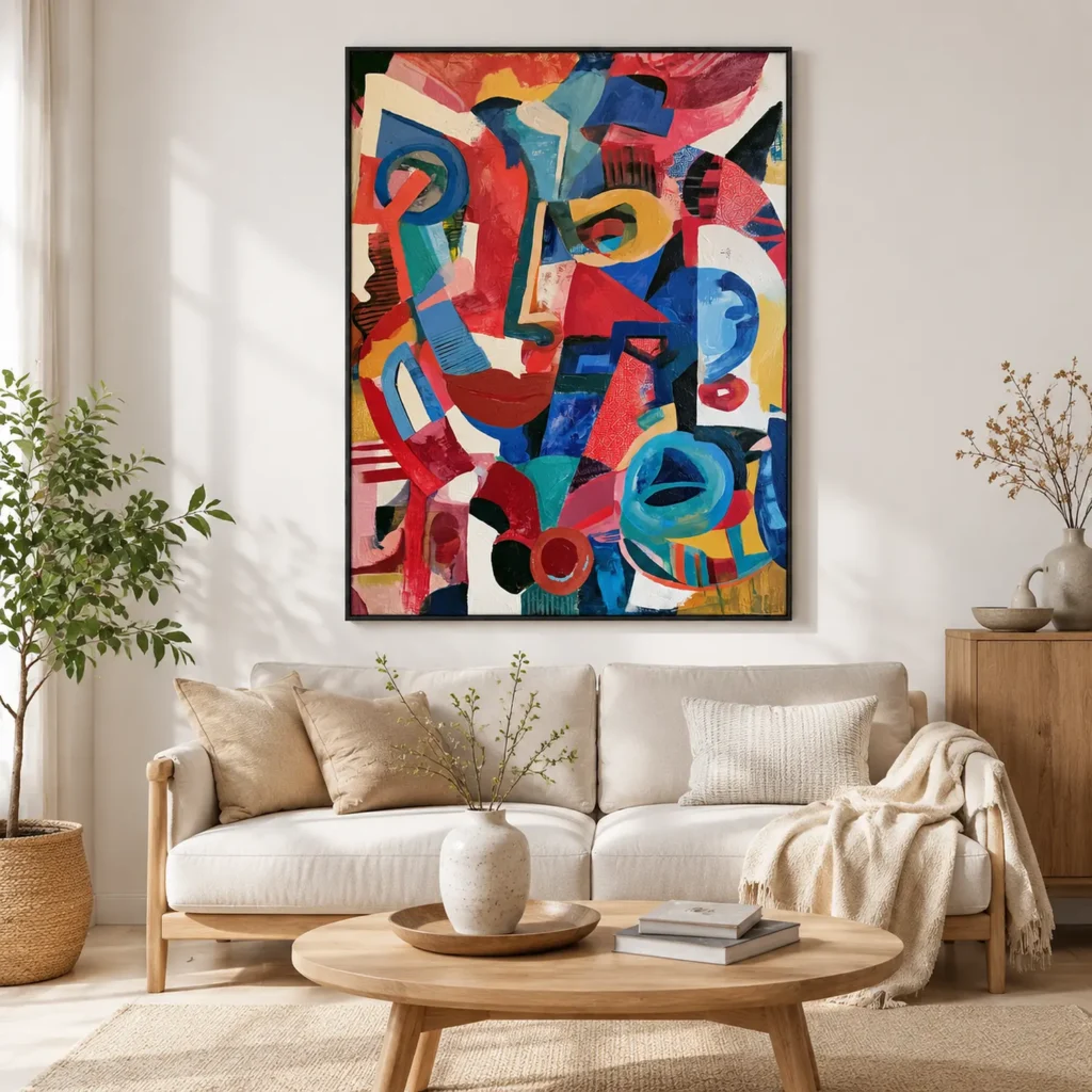P029 | Meander – Colorful Abstract Wall Art