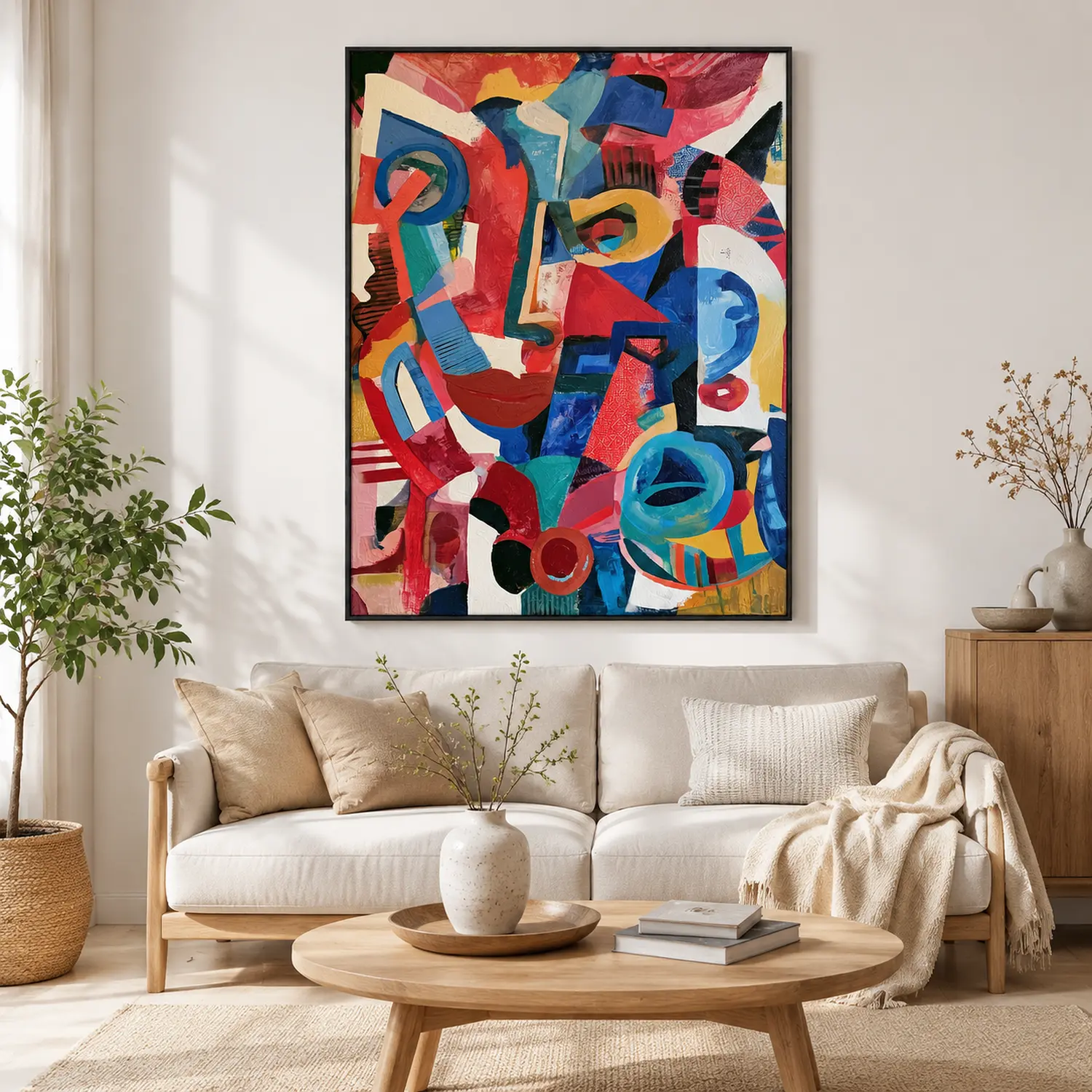 meander-colorful-abstract-wall-art-living-room-1 P029 | Meander – Colorful Abstract Wall Art