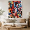 P026 | The Performer – Colorful Abstract Wall Art