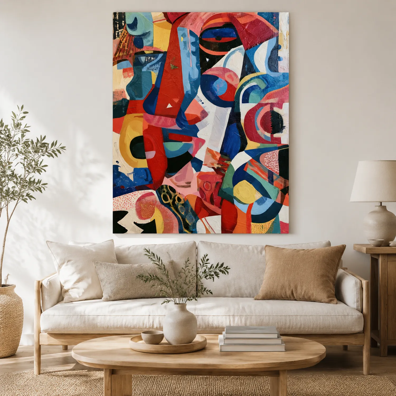 P026 | The Performer – Colorful Abstract Wall Art